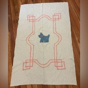 Vintage Chenille Baby Blanket